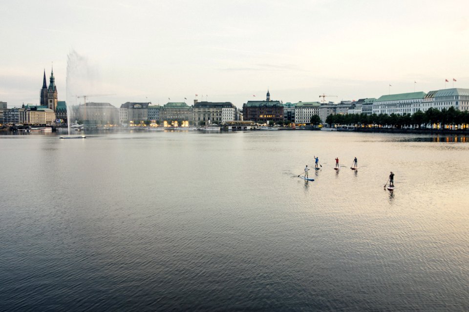 BINNENALSTER IN HAMBURG