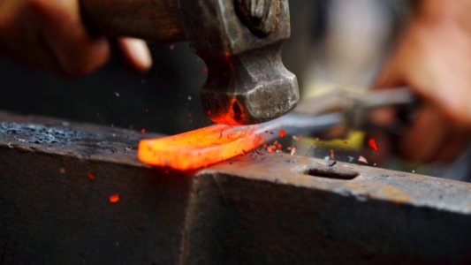 Forging Hot Iron photo