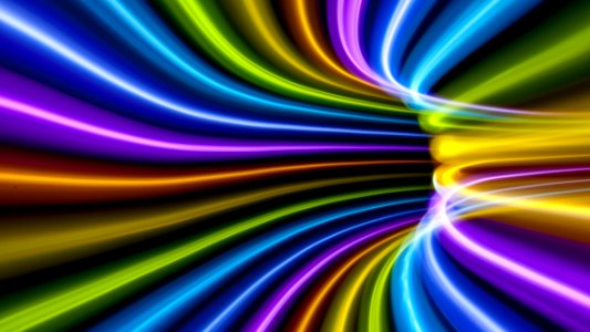 Abstract Of Colorful Lines