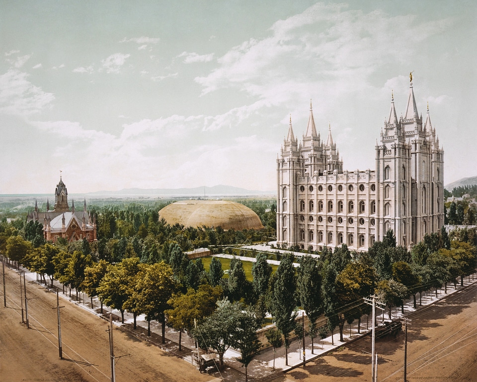 Salt lake city 1899 photochrom