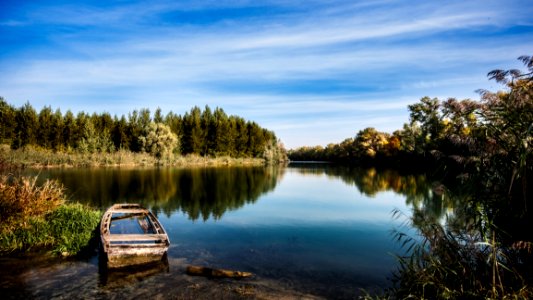 Reflection Water Waterway Nature
