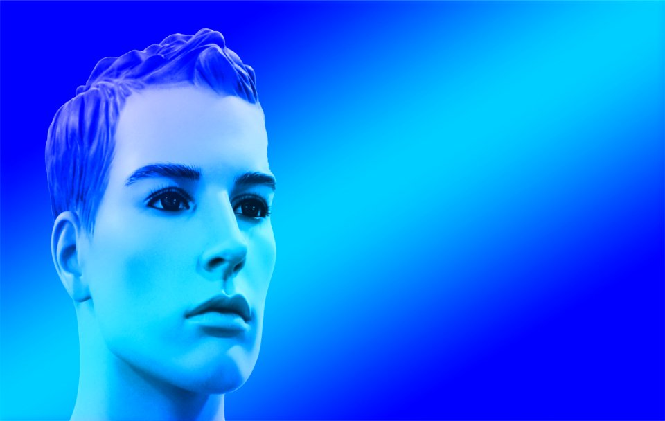 Face Blue Beauty Nose