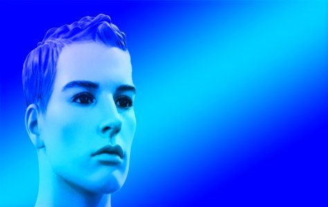 Face Blue Beauty Nose