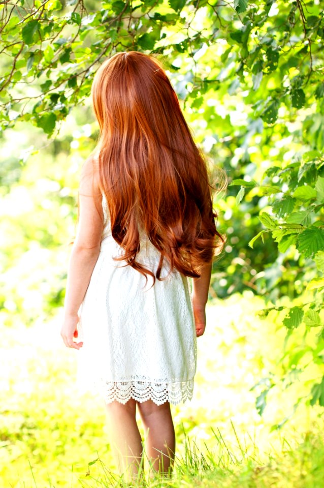 Human Hair Color Beauty Girl Shoulder photo