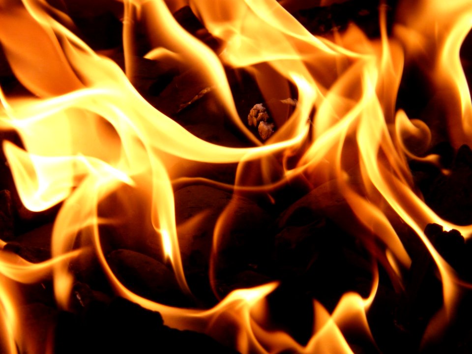 Flame Yellow Fire Orange