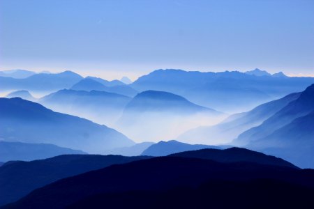 Sky Mountain Range Mountainous Landforms Ridge