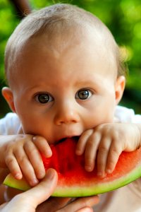 Melon Watermelon Child Eating