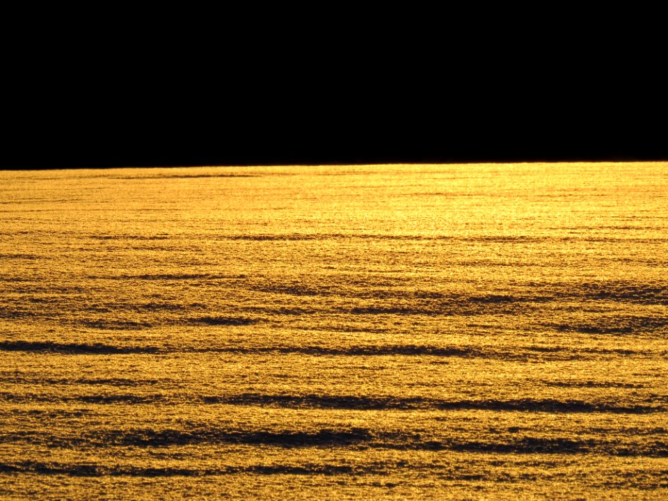 Yellow Sky Horizon Wood