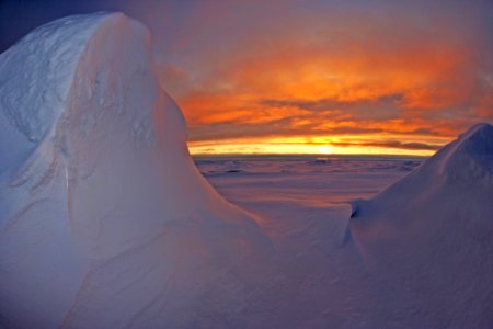 Sky Arctic Geological Phenomenon Ice photo