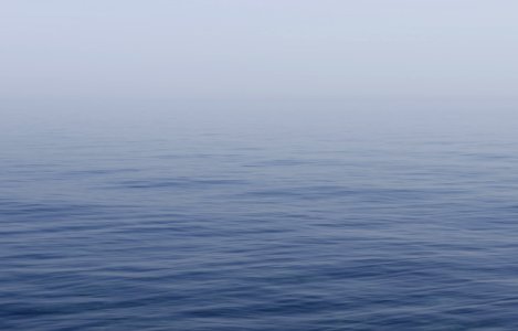 Horizon Sea Ocean Calm photo
