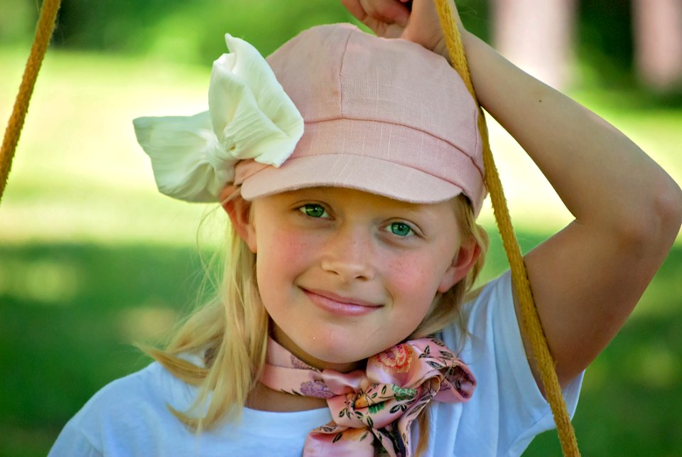 Skin Sun Hat Human Hair Color Child