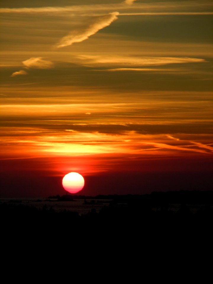 Sky Afterglow Horizon Red Sky At Morning photo