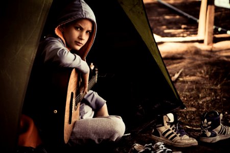 Sitting Girl Human Behavior photo