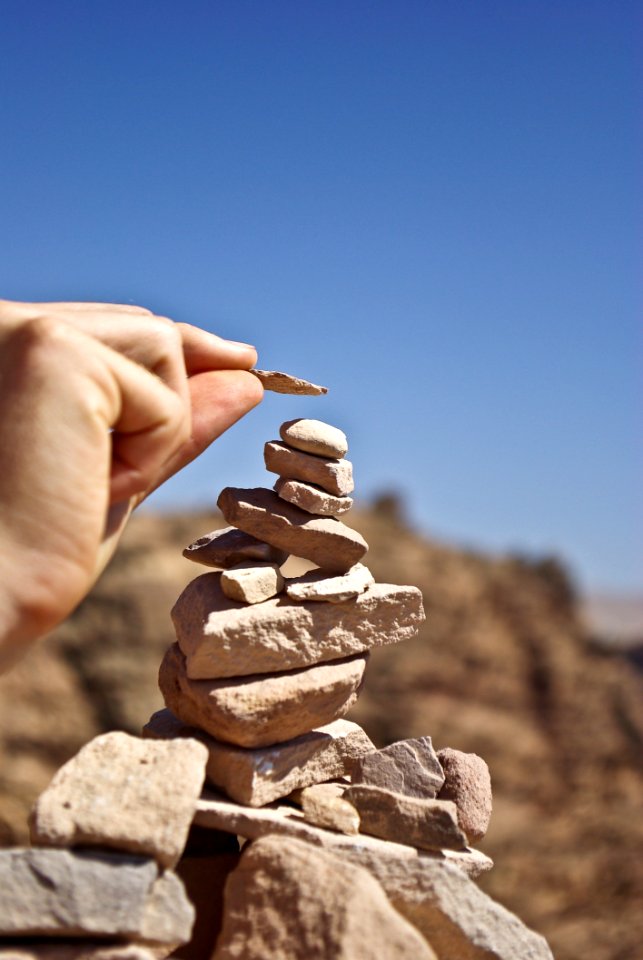 Rock Sand Sky Hand