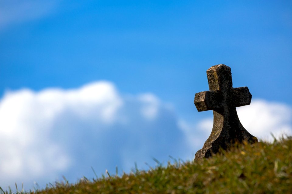 Sky Cloud Cross Grass