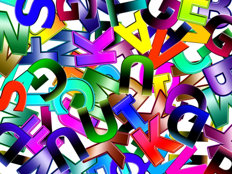 Purple Text Art Font