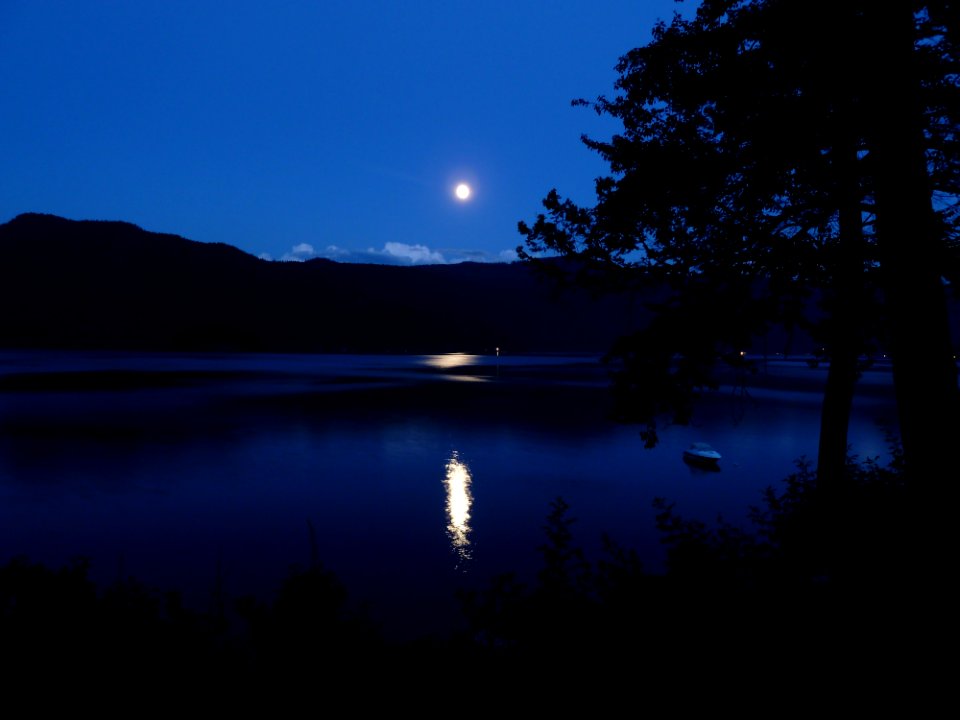 Nature Moonlight Sky Reflection