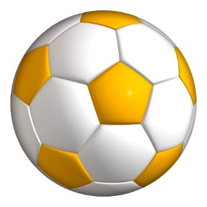 Yellow Football Ball Sports Equipment