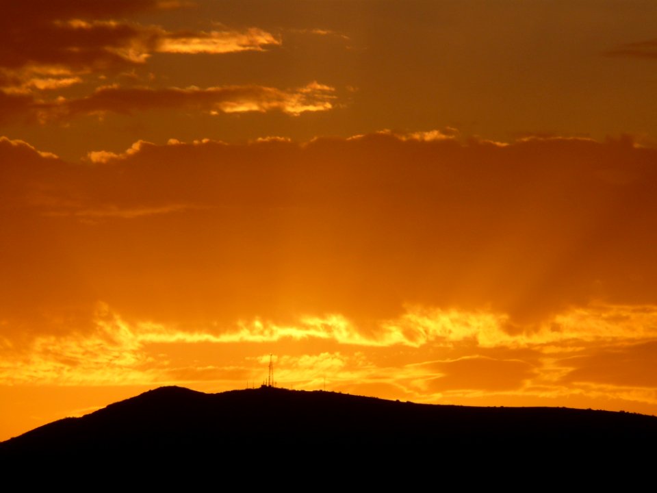 Sky Afterglow Horizon Atmosphere
