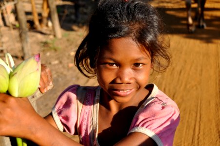 Child Smile Girl Temple