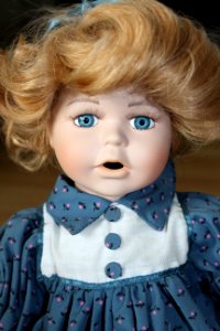 Doll Face Skin Human Hair Color photo