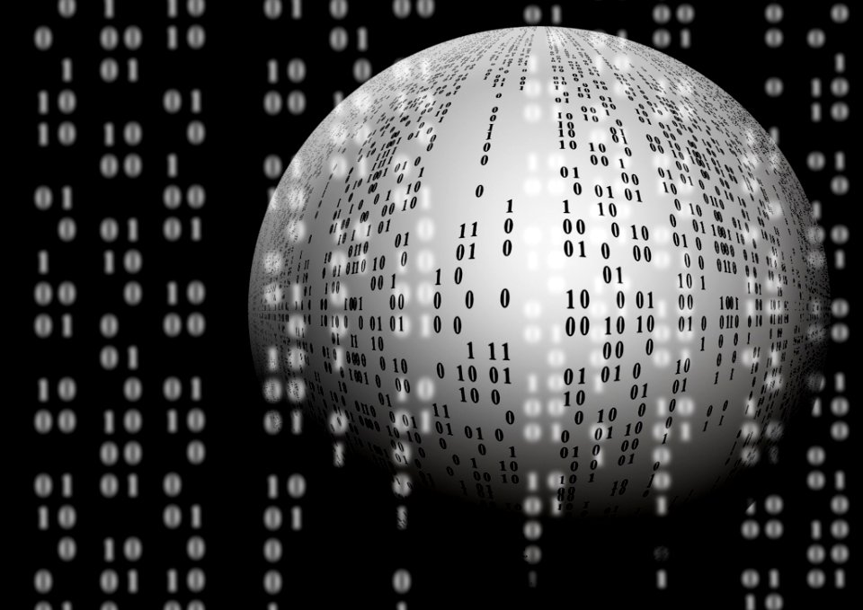 Black And White Monochrome Photography Text Sphere