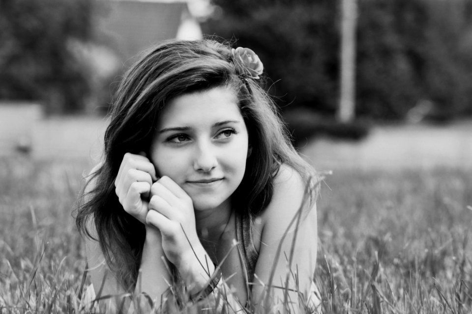Photograph Beauty Facial Expression Black And White