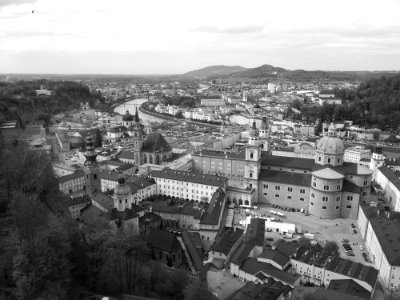 Salzburg Black White photo