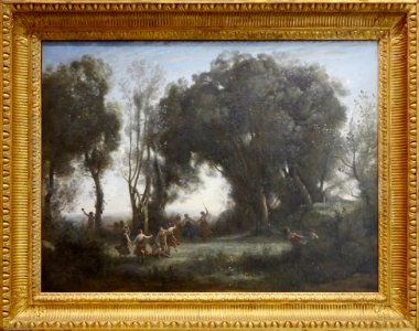 Une Matine La Danse Des Nymphes Camille Corot Vers 1850
