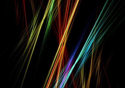 Light Close Up Feather Line