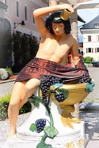 Statue figure god of wine