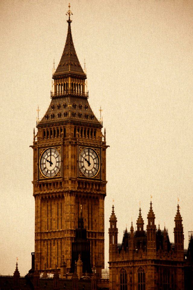 Sepia Big Ben