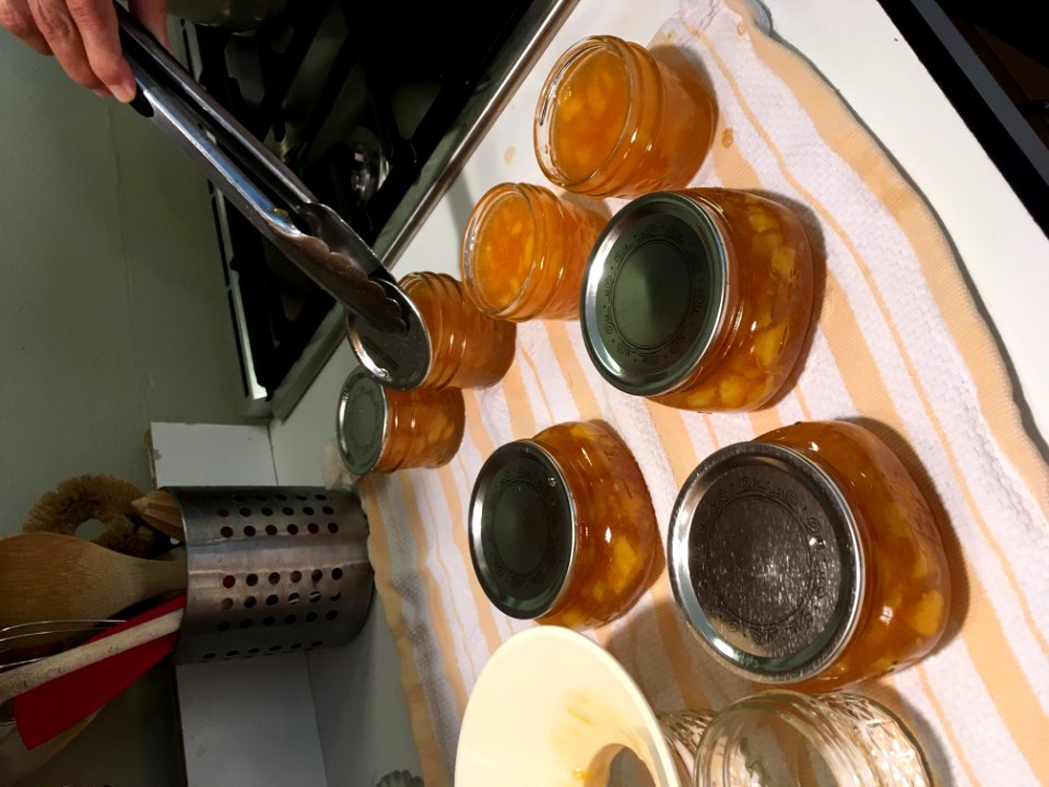 Covering Clean Wiped Jars With Lids
