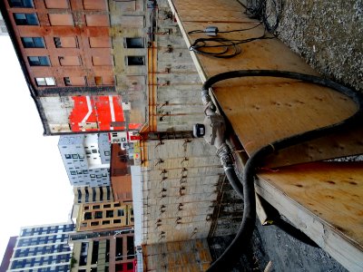 Looking North At The Excavation At Victoria And Richmond 2017 08 22 -b photo