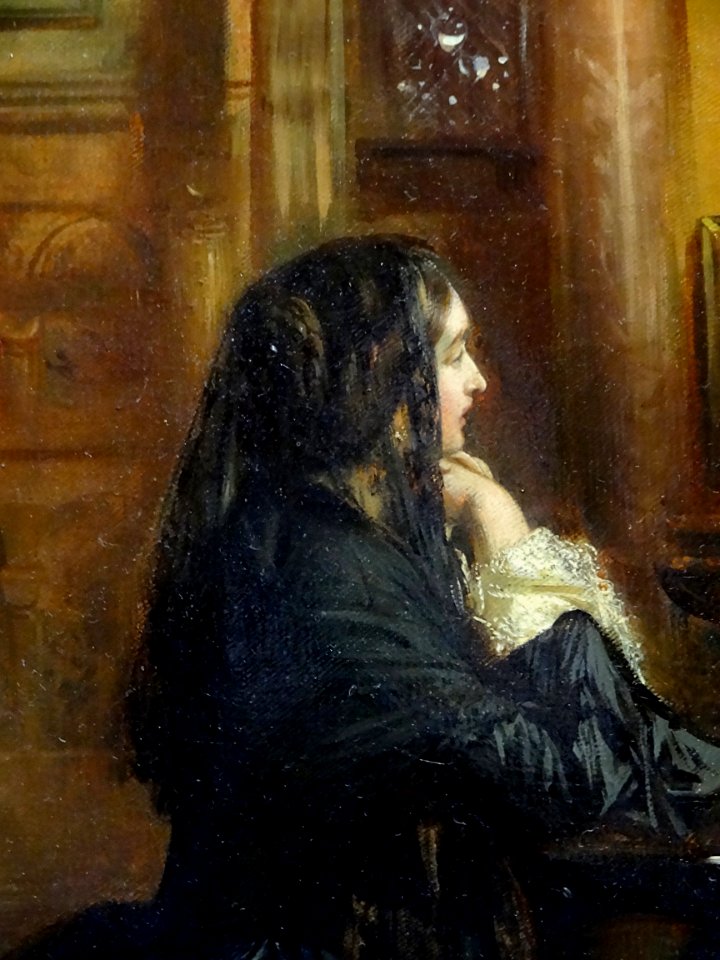 Femme En Prire  Saint-Marc De Venise (dtail) Attribu  Ernest Meissonier