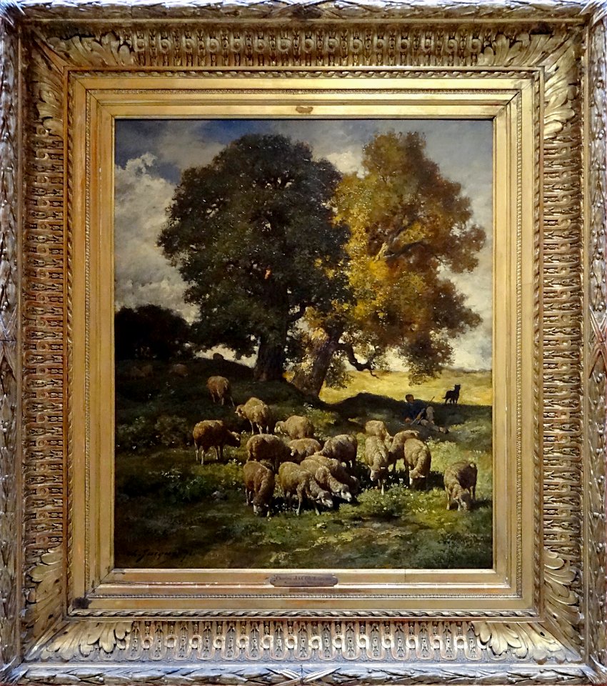 Moutons Au Pturage Charles Emile Jacque 1871