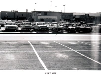 Menlo Park 1968 Train Station Area