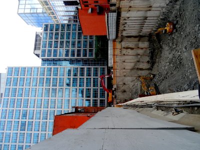 Looking South At The Excavation At Victoria And Richmond 2017 08 22 -a photo