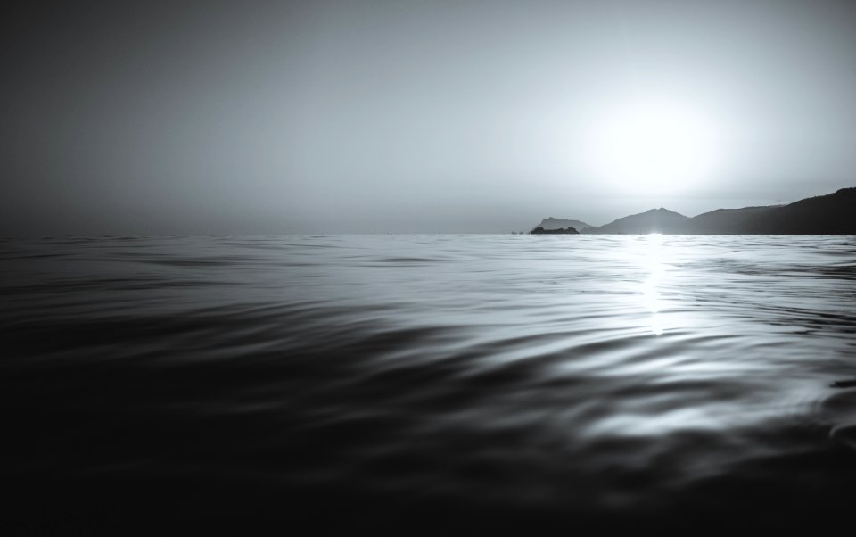 Black White Coast Islands