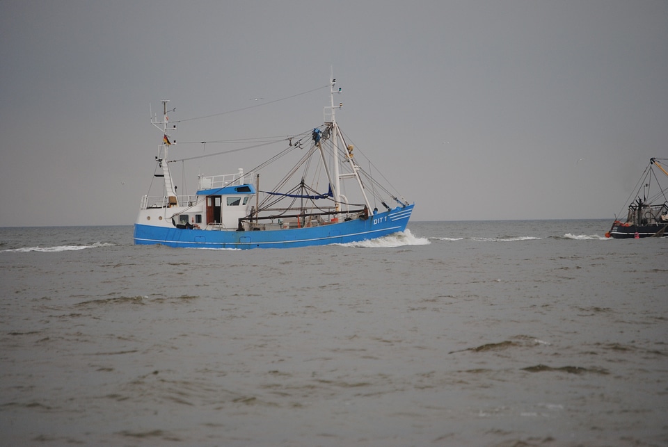 Fishing north sea firscherboot