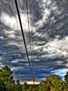 Electric Sky Over Electric Lines