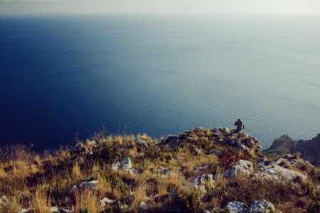 Italy Amalfi Sea Rocks photo