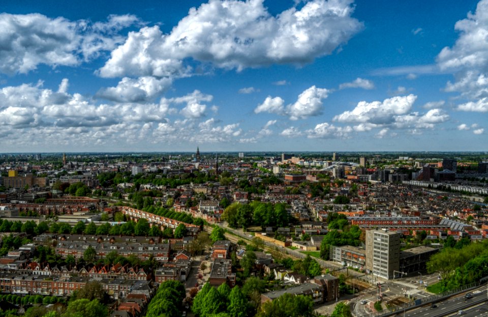 Groningen City Center Skyline