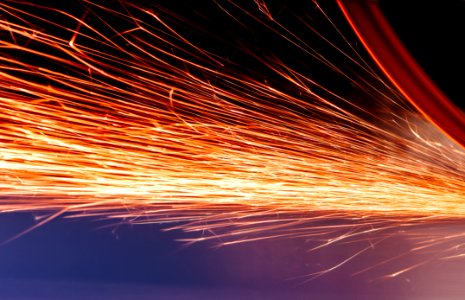 Bright Orange Sparks