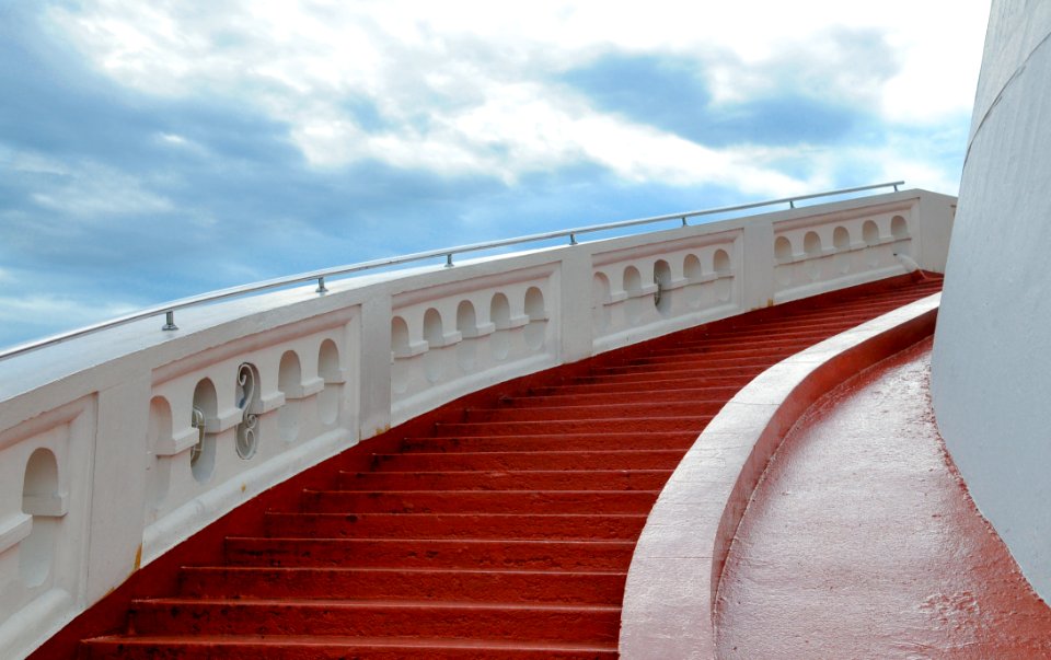 Red Stairs Going To The Sky