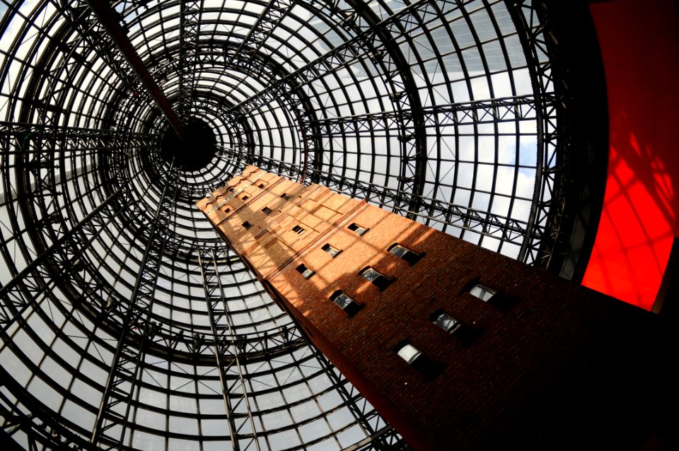 Architecture With Glass And Brick (1)