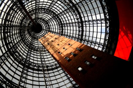 Architecture With Glass And Brick (1)