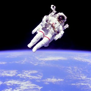 Weightless Float Astronaut Space Universe