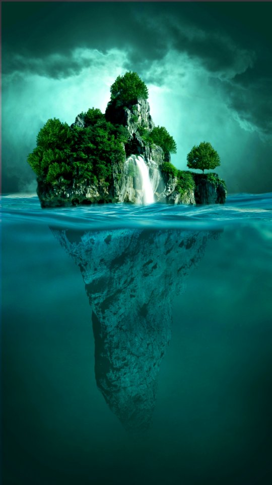 Island Sea Underwater