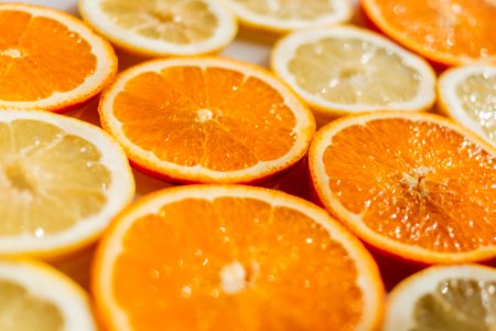 Orange And Lemon Slices